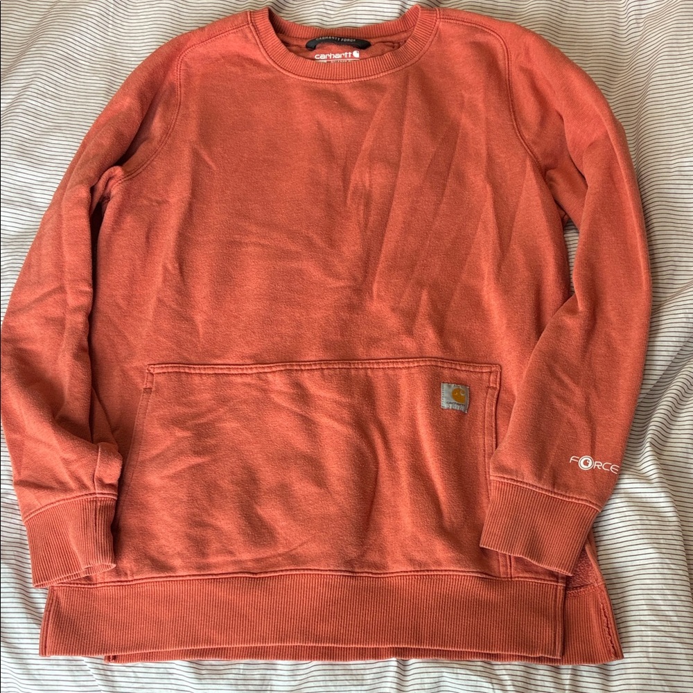Carhartt Women's Rust Crewneck Sweater